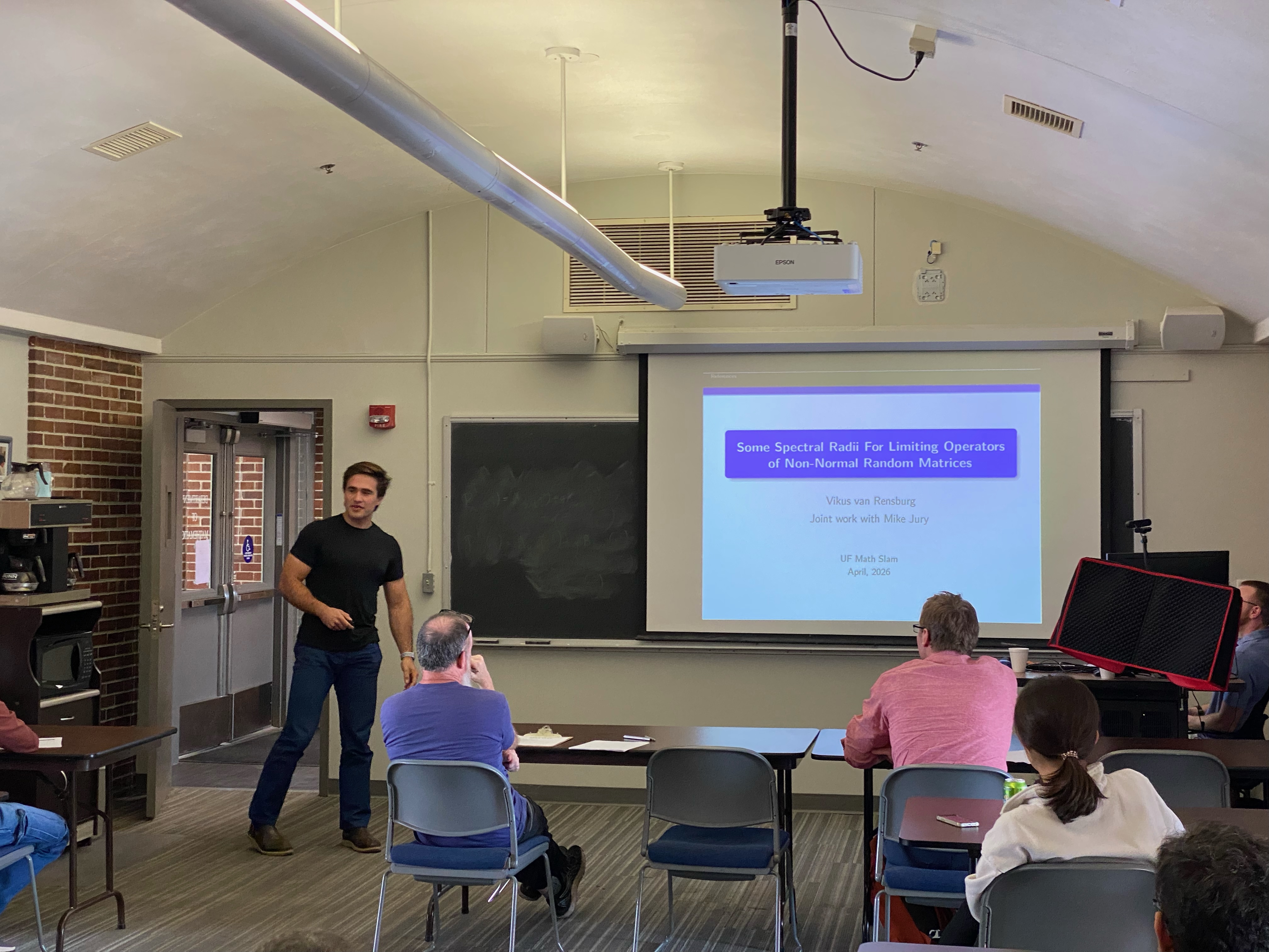 Presenting at a mathslam 2026